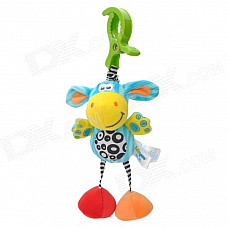 Lokyee 7109 Donkey Shaped Pulling Vibration Bell Bed Hanging Toy w/ Clip for Baby