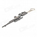 Sniper Rifle Style Zinc Alloy Keychain / Toy - Silvery Black