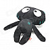 SY008 Car Decoration Cartoon Cat Toy Throw Pillow with Noctilucent Eyes - Black + White + Blue