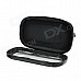 Universal Motorcycle Water Resistant Bag + Holder Set for 4.3"~5" GPS / Cell Phone - Black