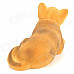 Swing Rocking Dog Style Car Decoration Scented Air Fresher - Yellowish Brown