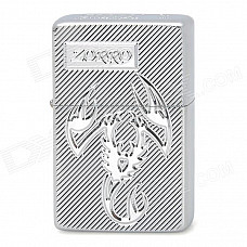 ZORRO z20533-1 Scorpion Pattern Windproof Kerosene Oil Lighter