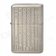 ZORRO z9631 Keyboard Style Windproof Kerosene Oil Lighter - Grey