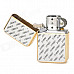 ZORRO z9628 ZORRO Letter Pattern Windproof Kerosene Oil Lighter - Golden + White