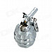 827 Grenades Shaped Alloy Lighter w/ Keychain - Silver