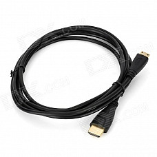 008 HDMI V1.4 Male to Mini HDMI Male Connection Cable - Black (2M)