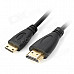 008 HDMI V1.4 Male to Mini HDMI Male Connection Cable - Black (2M)