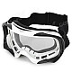 T815-18 Racing Motorcycle Skiing Protection Sunglasses Goggles - Black + White