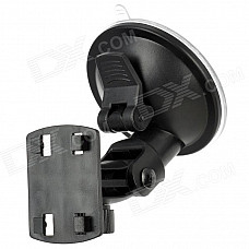 HongChuang XB65-B 180 Degrees Adjustable ABS Suction Cup Holder Mount for GPS / Car DVR - Black