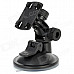 HongChuang XB65-B 180 Degrees Adjustable ABS Suction Cup Holder Mount for GPS / Car DVR - Black