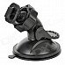 HongChuang XQ55-D 360 Degrees Adjustable ABS Suction Cup Mount Stand for GPS / Car DVR - Black