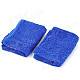 Microfiber Antifog Glass Washing / Cleaning Towels - Blue (2 PCS)