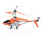 USB Rechargeable 3.5-CH Mini IR R/C Helicopter - Orange