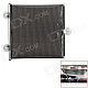 Automatic Telescopic Shutter Roller Car Window Curtain Sunshade - Black + White (40 x 60cm)