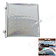 Automatic Telescopic Shutter Roller Car Window Curtain Sunshade - Silver + White (58 x 125cm)