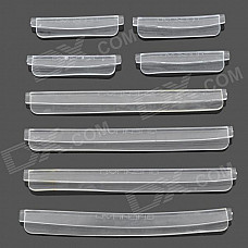 CY001 Decorative Car Door Anti-Collision Tapes - Translucent White (2 x 4 PCS)