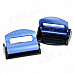 ShunWei SD-1401 Plastic Seatbelts Comfort Clips Stopper for Vehicles - Black + Blue (2 PCS)