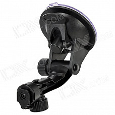 LSON PPA70-E-PV Car Windshield Swivel 180 Degree Rotating Mount Holder for GPS - Black