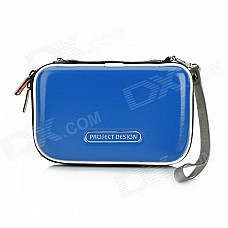 PROJECTDESIGN Protective PU Leather Pouch for Nintendo 3DSLL / 3DSXL - Blue