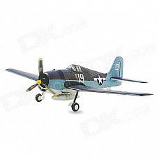 Art Tech F6F Hellcat 4-CH 2.4GHz Radio Control Folding Wing R/C Model Airplane w/ Transmitter - Blue