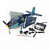 Art Tech F6F Hellcat 4-CH 2.4GHz Radio Control Folding Wing R/C Model Airplane w/ Transmitter - Blue