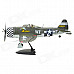 Art-Tech P-47 4-CH 2.4GHz Radio Control R/C Model Fighter w/ Transmitter - Army Green