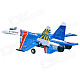 Art-Tech SU-27 Knight 4-CH 2.4GHz Radio Control Ducted Fan R/C Model Airplane w/ Transmitter - Blue