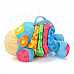 Bed Hanging Little Money Vibration Music Pulling Doll - Blue + Pink + Yellow