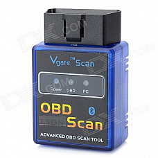 LSON ELM327 B Mini Bluetooth OBD2 V1.5 Auto Car Diagnostic Scan Tool - Blue + Black