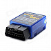 LSON ELM327 B Mini Bluetooth OBD2 V1.5 Auto Car Diagnostic Scan Tool - Blue + Black