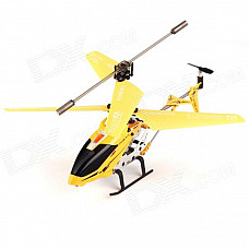 USB Rechargeable 3.5-CH IR Remote Control Mini R/C Helicopter Set - Yellow