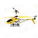 USB Rechargeable 3.5-CH IR Remote Control Mini R/C Helicopter Set - Yellow