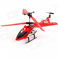 USB Rechargeable 3.5-CH IR Remote Control Mini R/C Helicopter Set - Red