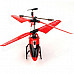 USB Rechargeable 3.5-CH IR Remote Control Mini R/C Helicopter Set - Red