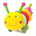 Musical Belling Caterpillars Style Plush Bed Hanging Stuffed Toy / Doll w/ Ring - Multicolored