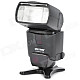 VILTROX JY620 1.8" LCD Flash Speedlite Speedlight for DSLR Nikon / Canon + More - Black (4 x AA)