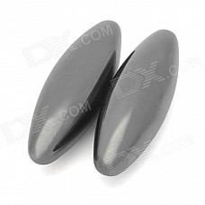 Neodymium Olive Shape Magnets - Black (2 PCS)