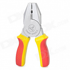 Creative Plier Style Plastic + Zinc Alloy Butane Lighter - Red + Yellow + Silver