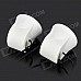 MINI-2 3W Portable Speakers for Ipad + Iphone + More - White + Black