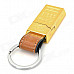 609 Gold Bar Style Butane Lighter w/ Keychain - Golden