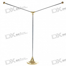 2-Flag Desktop/Table Flag Stand with Metal Poles