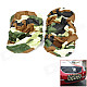 Car License Plate Camouflage Cloth Thicken Dust Cover - Army Green (2 PCS)