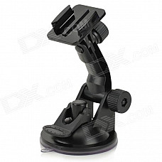 SMJ RI-006 Outdoor Car Camera Fixing Holder w/ Suction Cup for Gopro / SupTig / SJ4000 - Black