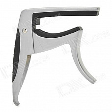 Fzone FC-81 Aluminum Alloy Guitar Capo for 6-String Guitar - Silver + Black