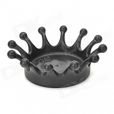 Creative Milk Crown Style Plastic Ashtray Hook - Black