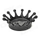 Creative Milk Crown Style Plastic Ashtray Hook - Black