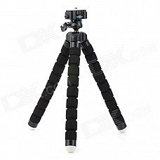 Fotopro RM-100 Octopus Style Flexible Mini Tripod w/ Head for Digital Camera - Black