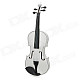 William Professional Hand-Made 4/4 Violin w/ Case / Rosin / Bow + White + Black