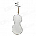 William Professional Hand-Made 4/4 Violin w/ Case / Rosin / Bow + White + Black