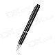 N16 Pen Style Stereo Digital Voice Recorder w/ Earphones + Black Ink - Black + Silver